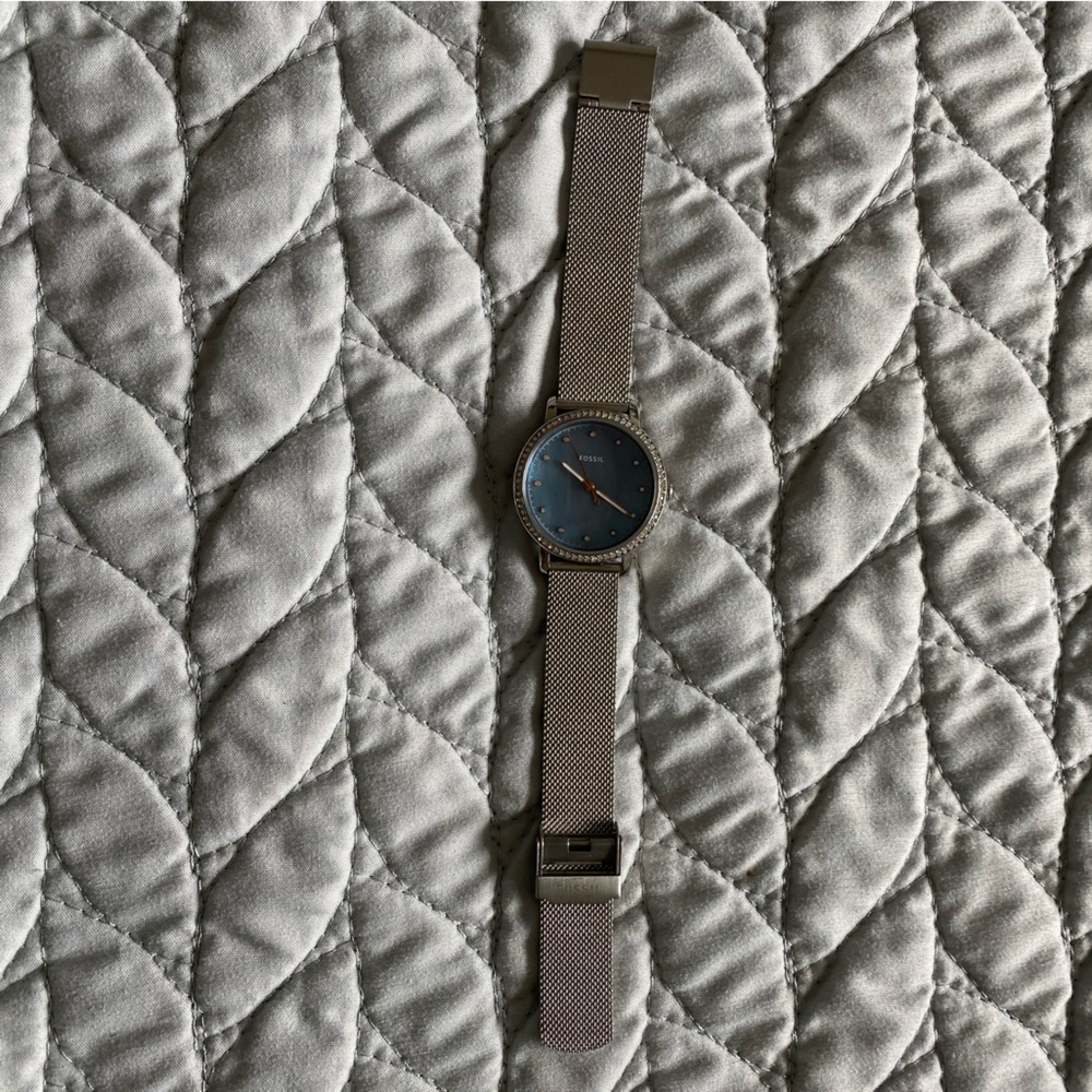 Fossil Watch Blue Face